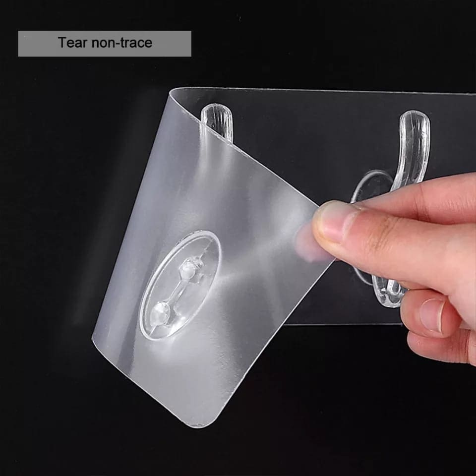 6 Hooks Hanging Sticker, Kitchen Storage Tools, Bathroom Hanger Storage Holder, Non-marking Strong Sticking Hanger 6 Hooks Hanging Sticker, Kitchen Storage Tools, Bathroom Hanger Storage Holder, Non-marking Strong Sticking Hanger